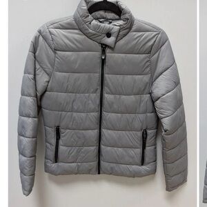 Andrew Marc Lightweight Quilted Jacket - Gray